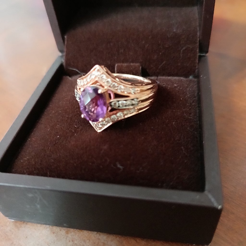 Le Vian Amethyst Gold Ring